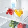 2pk Small Produce Bin Fridge Bin With Lid - Brightroom™: Refrigerator Organizers, Stackable Kitchen Storage -Brightroom GUEST 058ad1c9 9e2a 4661 a7ad 442c8a93f76e