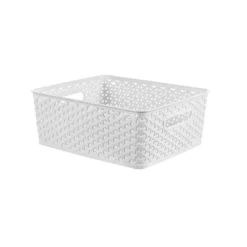 Y-Weave Medium Decorative Storage Basket - Brightroom™ -Brightroom GUEST 12299a0f 077c 4595 85e6 da0a18d1922d