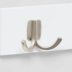 Modern Octopus 4 Hooks Rail Nickel/White - Brightroom™ -Brightroom GUEST 12c4ee14 8f5e 4899 8543 6a758924d6ab