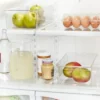 Small Wide Fridge And Pantry Organizer Bin - Brightroom™: Clear Kitchen Storage, Freezer-Safe, 10.5"x6.94" -Brightroom GUEST 143ac5f5 6384 4a65 a238 763697a3e50b