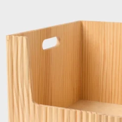 Open Front Wood Bin - Brightroom™ -Brightroom GUEST 16b0d5af 4415 4d57 9e38 5b91e25a940f