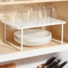 Metal Cabinet Shelf White - Brightroom™: Kitchen Organizer, Shelf Riser, Iron, 15"x10"x6" -Brightroom GUEST 171fc0e0 ca11 41e3 bf60 35fe0b0c46e0