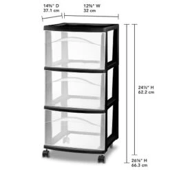 3 Drawer Medium Cart - Brightroom™ -Brightroom GUEST 2e88a6ae bfde 42b6 8679 3be9df4a6978