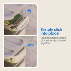 7pc Click In Place Rolling Storage Cart Kit Plastic Storage Home And Office Organization - Brightroom™​ -Brightroom GUEST 35747e11 2b36 4d57 b3c3 db7f30337571