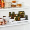 Shelf Expandable 3 Tier - Brightroom™: Freestanding Spice Rack Organizer, White Kitchen Storage For Pantry & Cabinet -Brightroom GUEST 432101b3 66df 453d a0d7 dd80d6901704