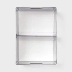 All Purpose Clear Storage Bin With Adjustable Divider Large - Brightroom™ -Brightroom GUEST 59bf0b7c 8da0 481c 8118 24e3d9bfbed7