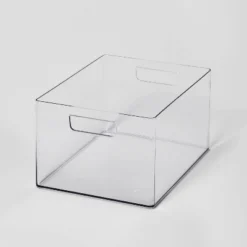 Bathroom Organizer Bin With Handles Clear - Brightroom™ -Brightroom GUEST 5caafa41 bc97 4204 9ead cd547d29d0a3
