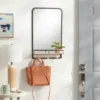 Metal Entryway Organizer With Mirror Large Natural - Brightroom™ -Brightroom GUEST 5e858200 dcee 4e13 ada7 8dacd0a986cf