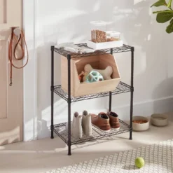 3 Tier Wire Shelving - Brightroom™ -Brightroom GUEST 6388f2d1 7842 413d 9d29 1330129db04f