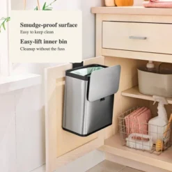 Compost Bin Stainless Steel - Brightroom™ -Brightroom GUEST 7950f8bf 88b7 414f 87dd 92b278a03f08