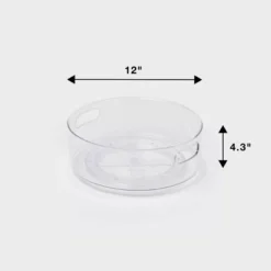 All Purpose Turntable Storage Clear - Brightroom™: PETG Utility Bin, 12"x12", 486 Volume, Spot Clean 9 All Purpose Turntable Storage Clear - Brightroom™: PETG Utility Bin, 12"x12", 486 Volume, Spot Clean -Brightroom GUEST 7c02bd89 ebb1 432a b4d8 33e7490275a0