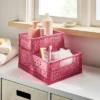 Small Foldable Crate Pink - Brightroom™ -Brightroom GUEST 7ef9920a 0047 4887 a021 d2905b51ba1e