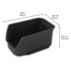 8.9qt Open Front Stackable Storage Bin - Brightroom™ -Brightroom GUEST 82cd478b cf8f 45f4 afac 5b9333cbe627