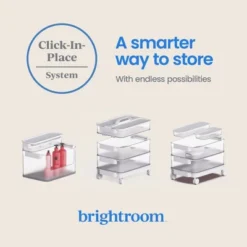 Click In Place Large Lid For Plastic Storage Bins For Home And Office Organization White - Brightroom™ 16 Click In Place Large Lid For Plastic Storage Bins For Home And Office Organization White - Brightroom™ -Brightroom GUEST 93e7bb6d 543f 4a6f 9c50 08ecfd2180a2