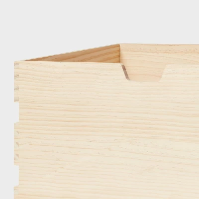 Medium Wood Bin - Brightroom™ 4 Medium Wood Bin - Brightroom™ - Image 2