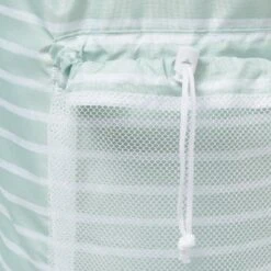 Backpack Laundry Bag Green - Brightroom™: 50L Capacity, Daydream Green, Stripe Pattern, Multipurpose, 1 Handle -Brightroom GUEST 9de2318d 543c 4eac 8ae1 c8f77f0dbf3e