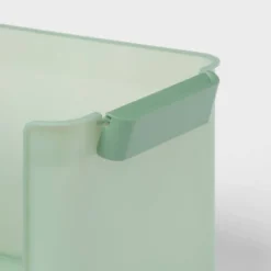 Click In Place 20.7qt Open Front Plastic Storage Bin For Home And Office Organization Green Tint - Brightroom™ -Brightroom GUEST a4bedf58 2d5f 4037 9ea1 697bc4ca171c