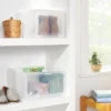 Small Stackable Bins Front Opening Clear Plastic - Brightroom™ 1 Small Stackable Bins Front Opening Clear Plastic - Brightroom™ -Brightroom GUEST a756acea 21b1 4d19 8c7f 2fcf21a22895