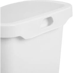 Under Sink Waste And Sorting Can - Brightroom™: Compact Kitchen Trash Can, 5.8 Gallon, White, Textured Finish -Brightroom GUEST ad85965f c90a 4ae7 b53c e8e2985b505a