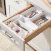 8pc Plastic Drawer Organizer Set White - Brightroom™: Modern In-Drawer Flatware Storage, Multiple Compartments, Dishwasher-Safe -Brightroom GUEST c3da6b07 6b1a 4cd6 a8c2 b2bf01dfb581