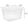 56qt Clear Non-Latching Storage Box With White Lid - Brightroom™ -Brightroom GUEST c3e1508b fda0 4f06 827a 06c89364c066