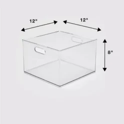 12" X 12" X 8" All Purpose Storage Bin - Brightroom™ -Brightroom GUEST ca7b3513 2876 4b3c bb46 fdf71d2169ef