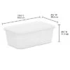 6qt Clear Storage Box White - Brightroom™ 1 6qt Clear Storage Box White - Brightroom™ -Brightroom GUEST ca83c37f 52c5 4c93 9af7 53755dd359db