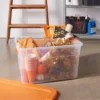 66qt Halloween Clear Latching Storage Box Orange Lid And Latch - Brightroom™ -Brightroom GUEST d474753a 1dfe 4e71 9282 1d47c144147c