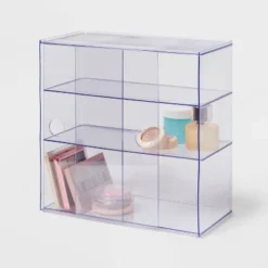 Clear Case With Sliding Doors - Brightroom™: Plastic Bath Caddy, Shower Organizer, Over The Door, 12"x6"x12" -Brightroom GUEST ddc36c76 69d3 470e abb7 33a62199aa05