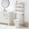 Over The Toilet Storage Brushed Nickel Metal - Brightroom™ -Brightroom GUEST e5c85555 20e5 4c76 9927 bd955ff3f68f