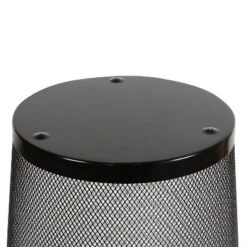 Mesh Waste Basket Black - Brightroom™: Steel, 3 Gallon, Nonslip Base, Fingerprint-Resistant, Indoor Mesh Trash Can -Brightroom GUEST eea99a74 a11e 48db b280 ba1693ad8983