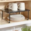 Metal Stacking Shelf With Powder Coated Finish Black - Brightroom™: Stackable Kitchen Storage Organizer, Shelf Riser 1 Metal Stacking Shelf With Powder Coated Finish Black - Brightroom™: Stackable Kitchen Storage Organizer, Shelf Riser -Brightroom GUEST f18be904 cacf 4c6b bfdc 9eb2b3c9e2b3