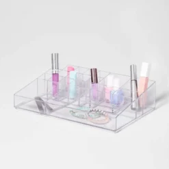 Bathroom Plastic Extra Large Cosmetic Organizer Clear - Brightroom™ -Brightroom GUEST f40ed7a3 5f93 4459 afee 9d433a0216cd