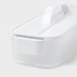 Click In Place Slim Lid With Handle For Plastic Storage Bins Home And Office Organization White- Brightroom™ -Brightroom GUEST fb257476 f72b 4ca5 94ec 3f736b853ab5